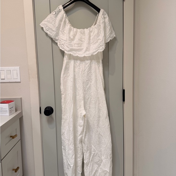 Maeve Anthropologie Athena eyelet jumpsuit - Picture 5 of 7